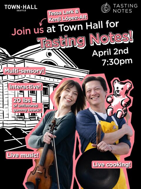 Looking for fun last minute plans this evening? We have a deliciously good idea for you! 

Join us tonight at @townhall_seattle for Tasting Notes with our longtime friend @kenjilopezalt alongside the incredible @tessalark. Expect a truly immersive experience. Best of all, this event benefits FareStart! 

Grab your tickets at Town Hall Seattle’s website!