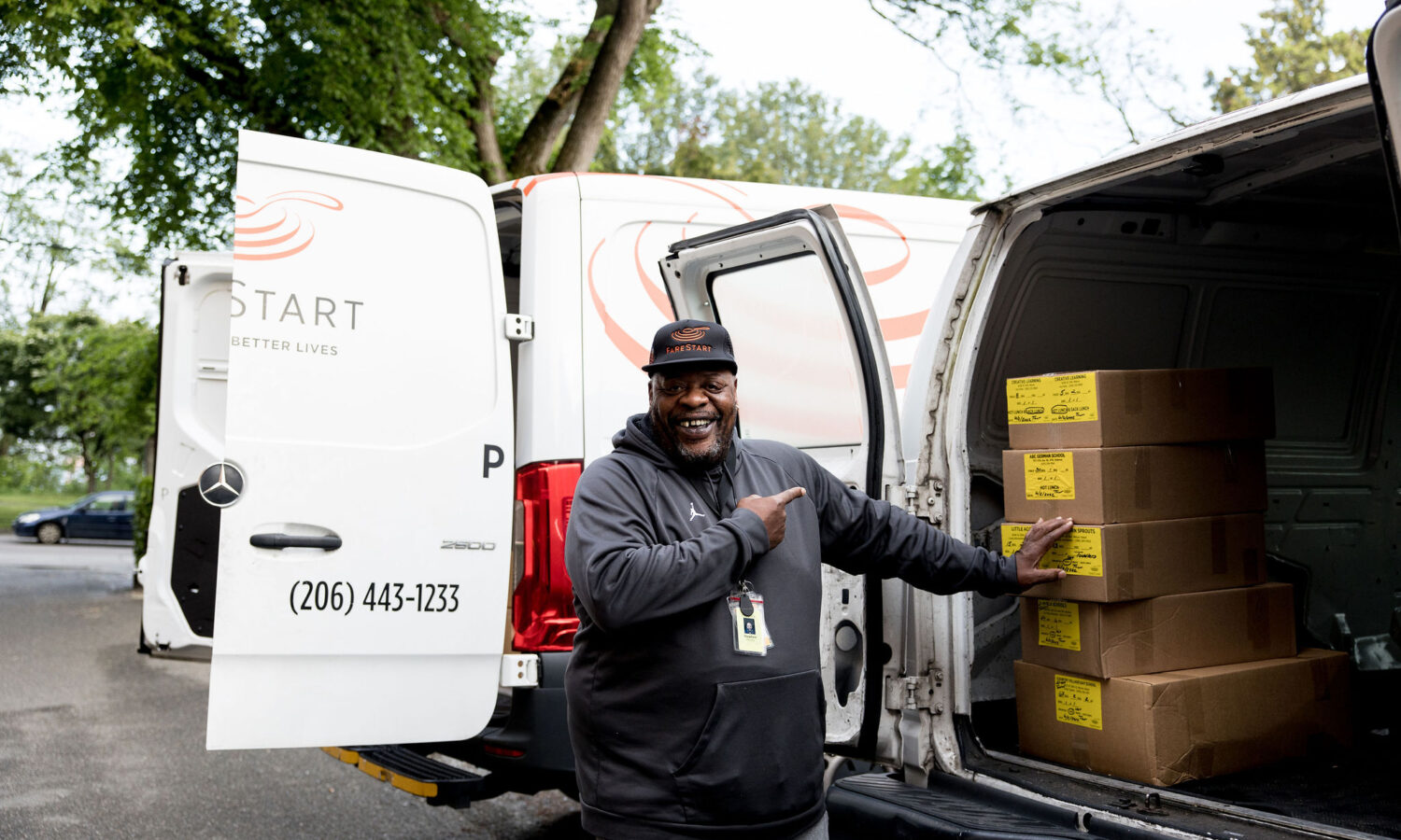 Van load of meals to be sent to supportive housing