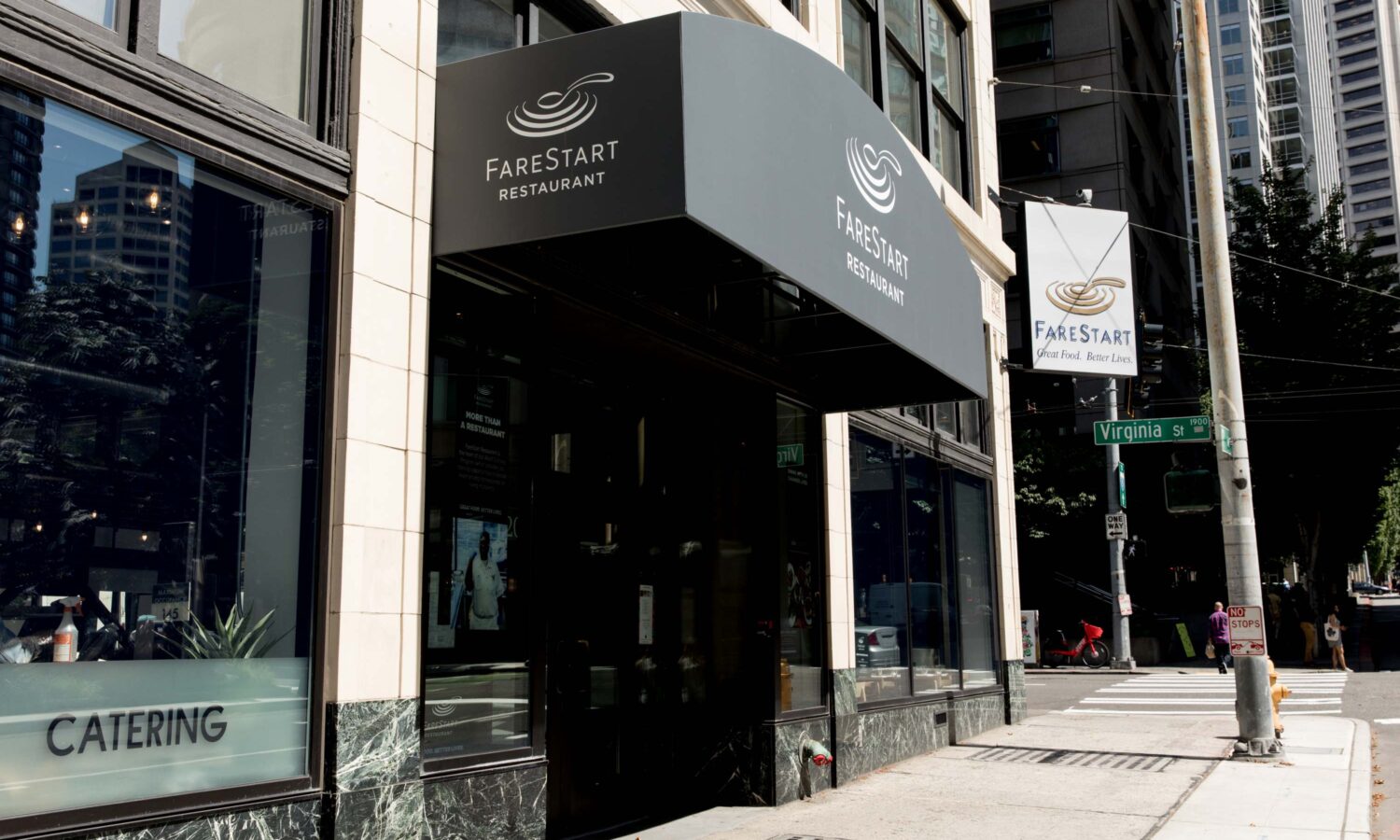 FareStart Restaurant entrance in Belltown
