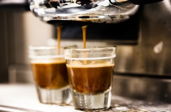 Two espresso shots