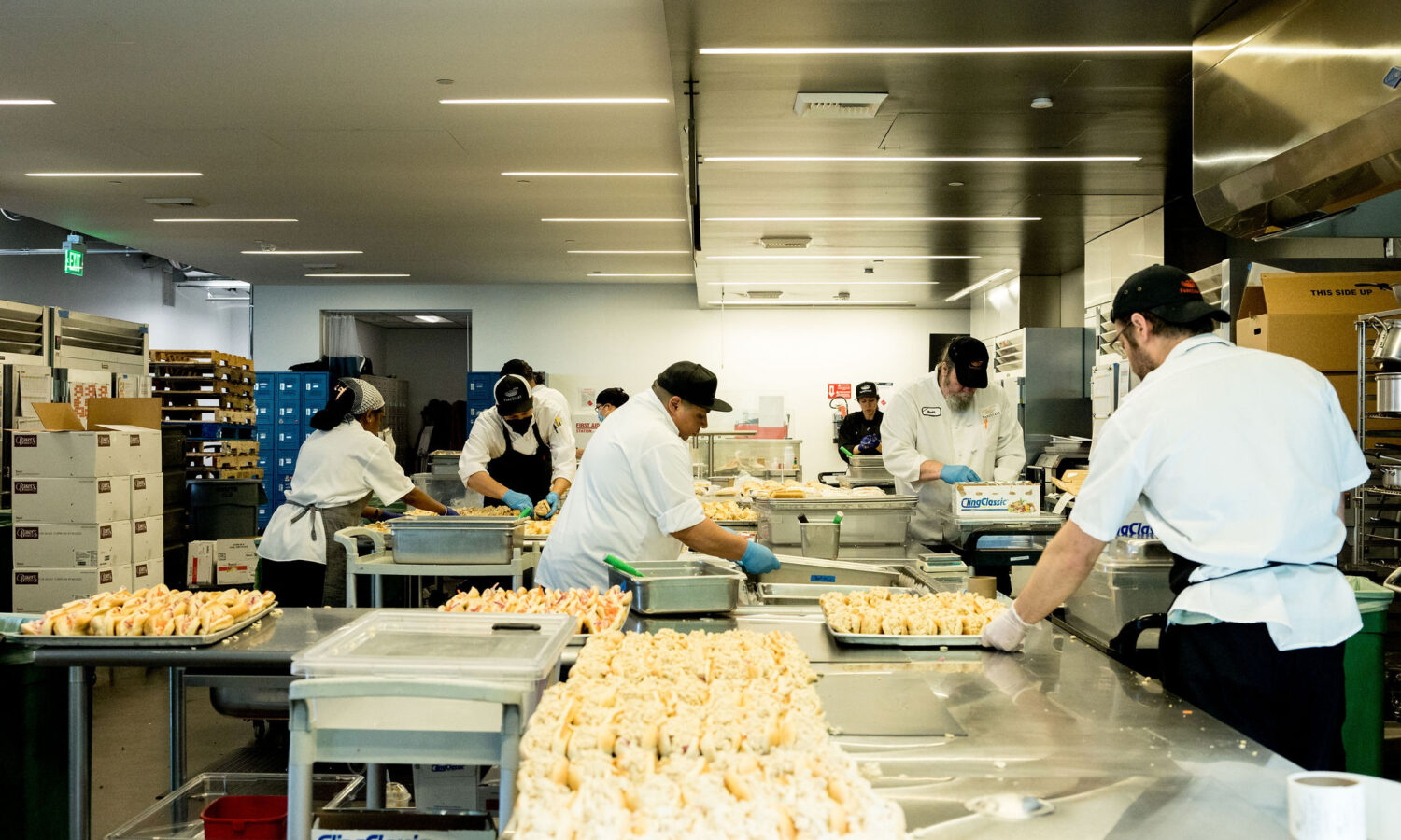 FareStart's new, larger kitchen in Interbay