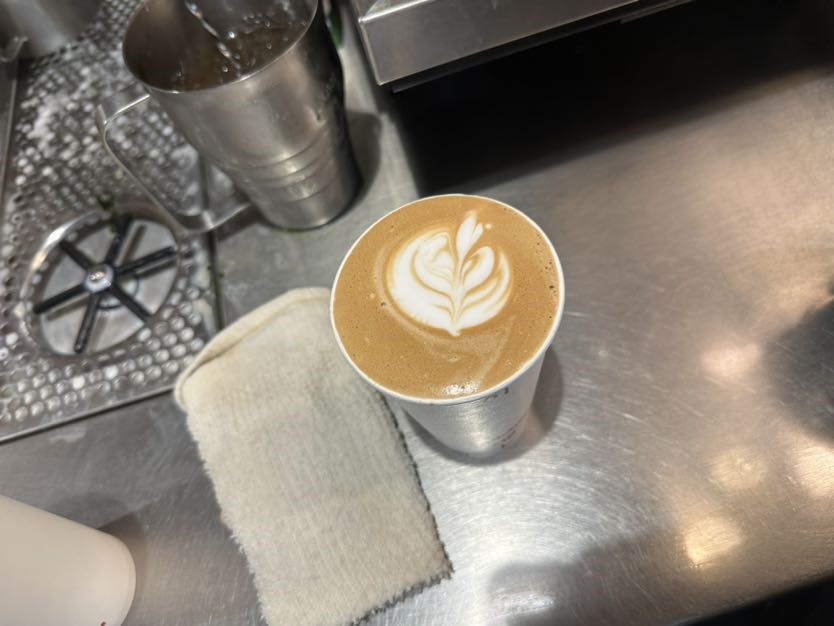 Latte art by FareStart Barista & Customer Service student