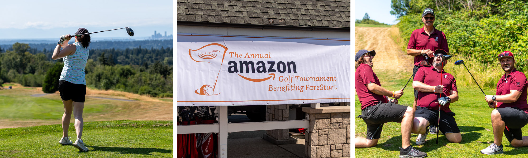 Amazon Golf Tournament Collage 2024
