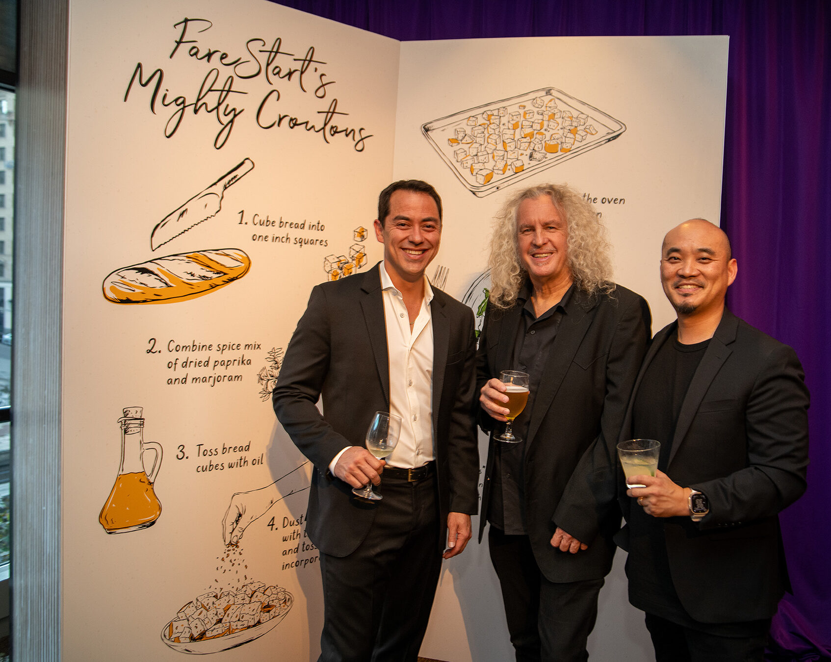 Three guests of FareStart