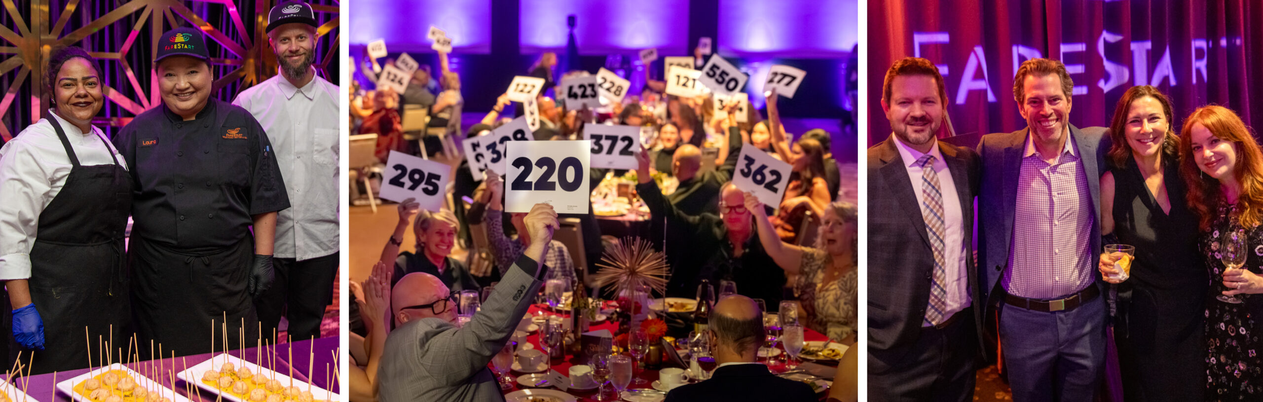 Collage of photos from FareStart