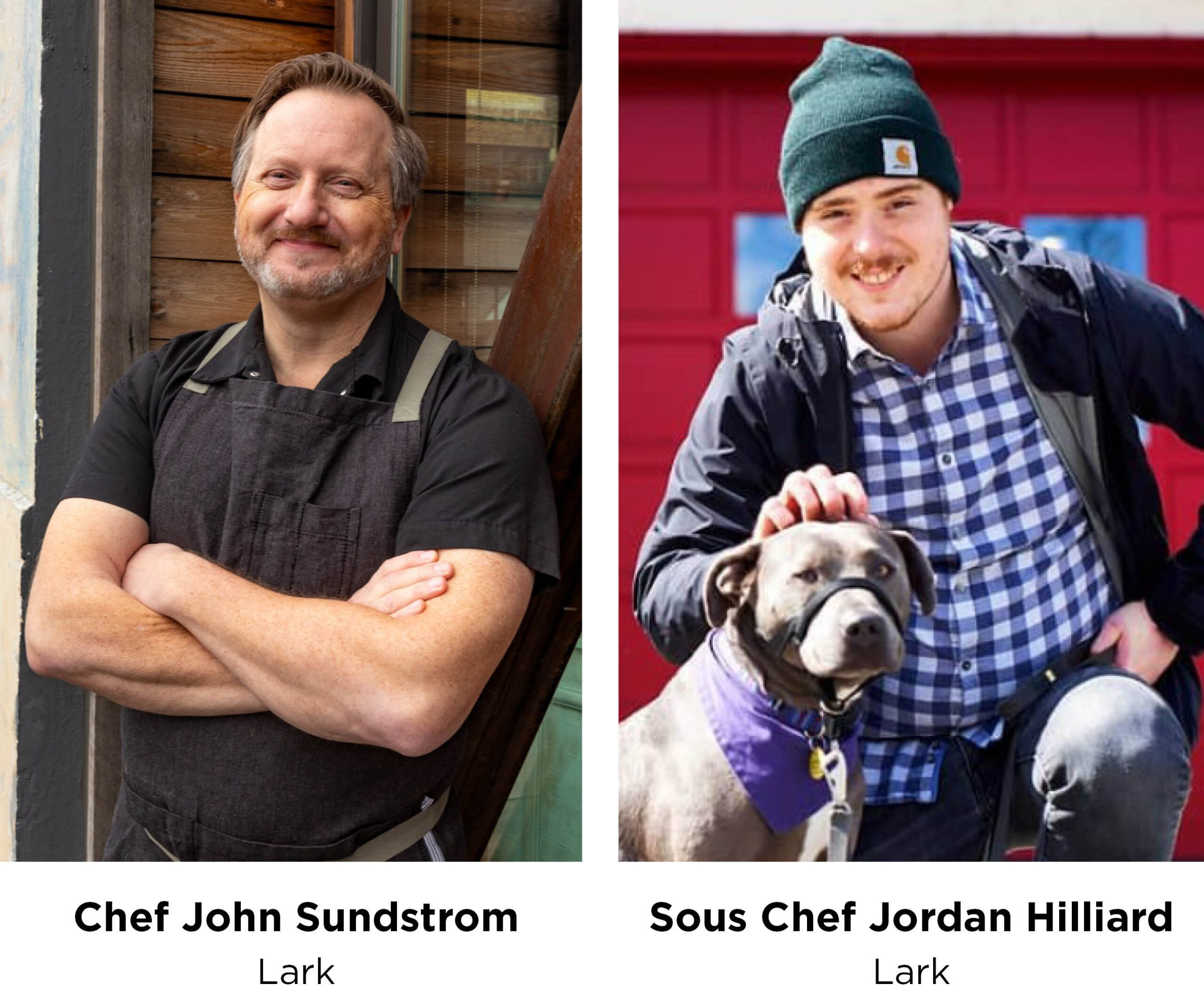 Chef John Sundstrom & Sous Chef Jordan Hilliard of Lark